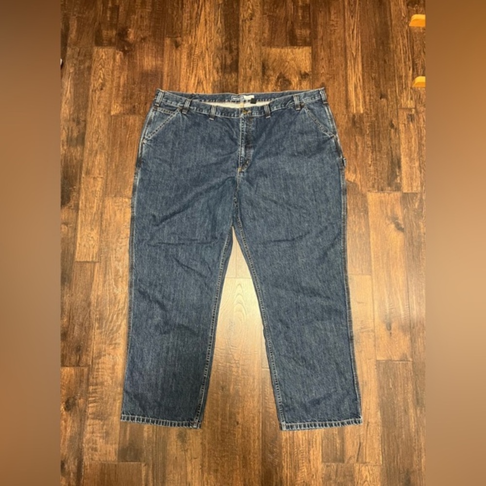 NWT Carhartt Men's Loose Fit Utility Jean Size Men’s 50 Color Blue